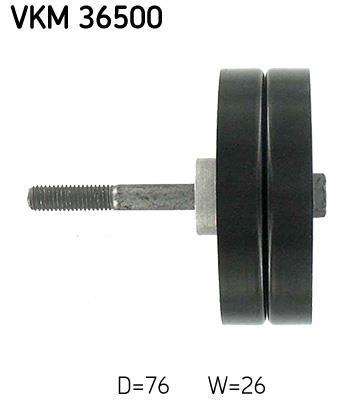 Galet enrouleur de courroie d'accessoire SKF ref. VKM 36500